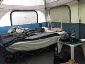 Not too roughing it!
