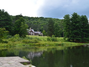 View from picnic area