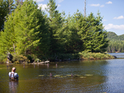 Fishing in Buck Pond