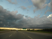 Storm Clouds and Golden Sky
