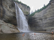 Vaureal Fall, Anticosti Island 