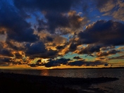 A Puffy Cloud Sunset