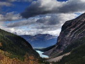  Lake Louise, Looking back on a fall day 