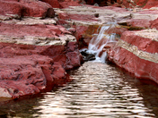 Red Rock Canyon Waterfall