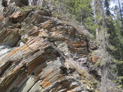 Rockface at Mt. Robson Provincial Park