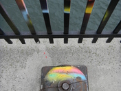 Waterfront Fence Rainbow