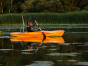 My Paddle is keen and bright........