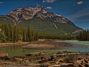 View behind the Mountain...