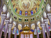 Interior of Ste Anne de Beaupre Basilica