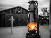 Oil Lamp BW except flame