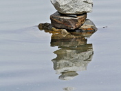 Floating Inukshuk