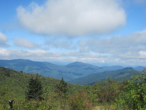 Blue Ridge Parkway -- Sam Knob Summit Trail