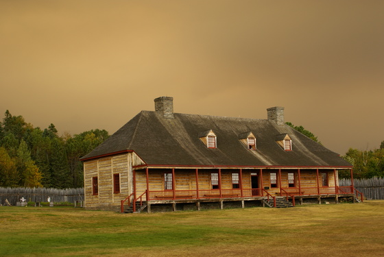 Grand Hall in Grand Portage National Monument, Minnesota, USA
