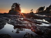 View to the Olympics