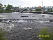 Lott dam on the Moira River Belleville