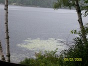 Raindrops falling on Duck Lake Orrville