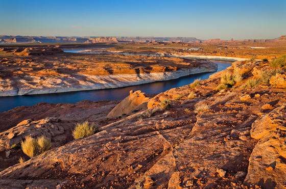Colorado river by Page, AZ.
