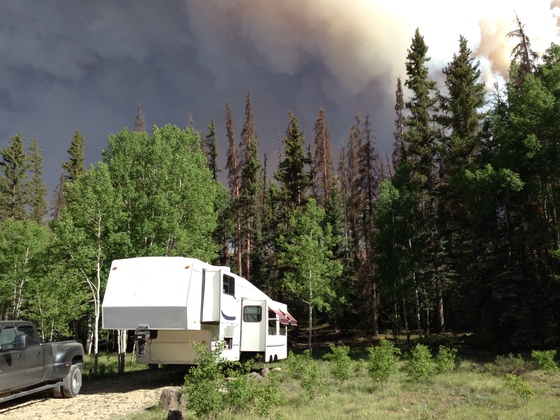 30 mile campground Creede CO