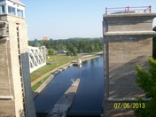 Top of the Peterborogh Lift Lock