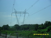V Shaped Hydro Towers off Highway 400