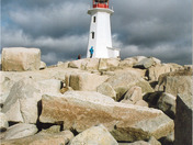 Lighthouse at peggy's Cove
