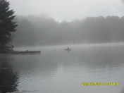 Morning Fog on Duck lake in Orrville