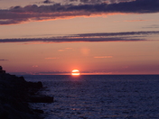 Sunset over Lake Michigan, Charlevoix, MI
