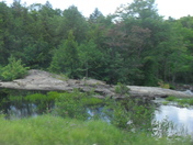 Rosseau River above Rosseau falls