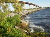 The Norris Whitney Bridge at Zwicks Park belleville