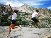 John Muir Trail out of Sabrina Drainage