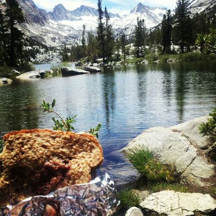 John Muir Trail out of Sabrina Drainage