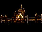 Parliament Building in a full glow