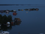 Houseboats on Yellowknife Bay