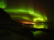 Wave of Aurora Borealis