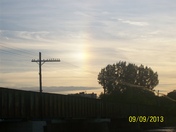 Rare rainbow on a lovely Summer September evening