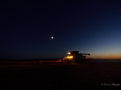 Night Harvest on the Prairies