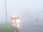 Belleville Transit coming in out of the Fog