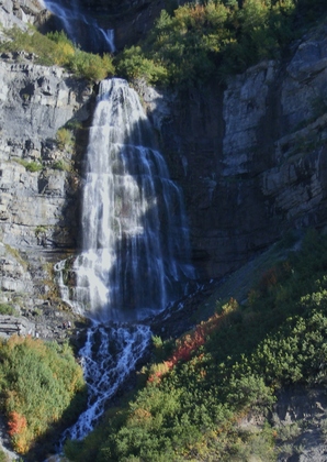 Bridal Veil Falls in Uinta-Wasatch-Cache National Forest