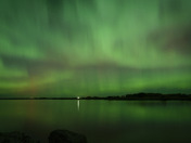 Northern Lights at Melville reservoir