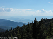 Can you see the two lakes?