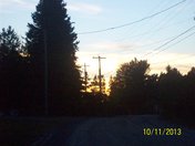 Sunset over the Village