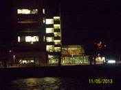 The new Quinte courthouse at Night Belleville