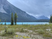 Rainy day in Emerald Lake