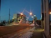 Bridge st. east Belleville at 7am