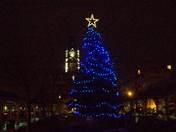 Belleville's Market Square at Night 