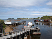 Small fishing village on easter Newfoundland