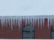 Icicles on the Belleville Armouries
