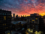 Sunsets in Toronto