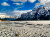 Lake Minnewanka at the Grip of Winter 