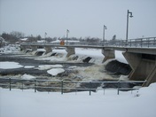 Winter at the lott Dam belleville